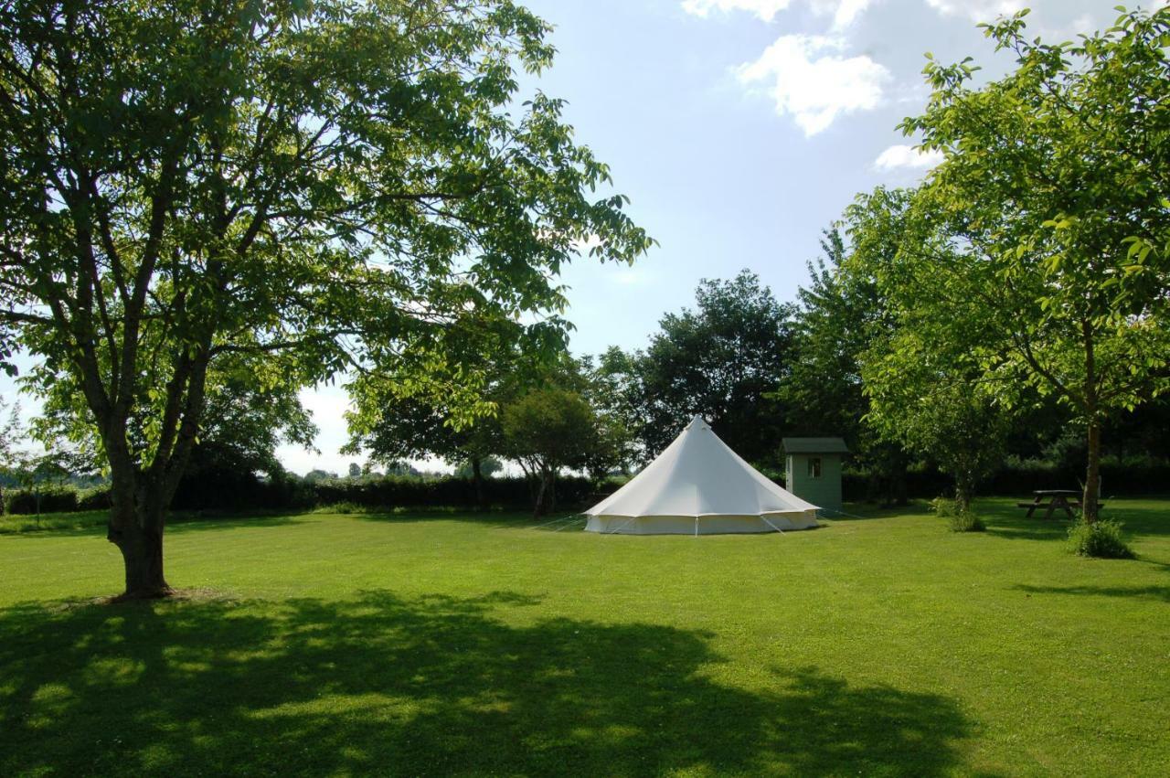 Camping La Foret De Tesse Exteriör bild