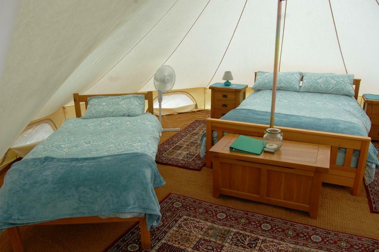 Camping La Foret De Tesse Exteriör bild